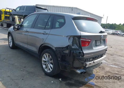2013 BMW X3 xDrive28I из США, поврежденный, VIN 5UXWX9C59D0D09071